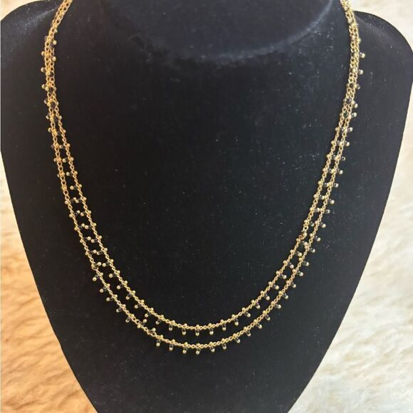 Madewell Gold Beaded Necklace - Picture 2 of 5